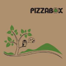 Pizzabox TWK/242/E Model C L40xB40xH3 brown with print Pizzabox product photo