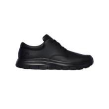 Jobsko Skechers Fourche sort l&aelig;der med sn&oslash;rreb&aring;nd OB FO SRC str 47.5 product photo