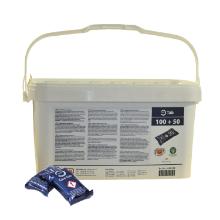 Oven cleaning relaxation tablet Rational Plus care acid rinse aid blue product photo