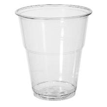 Disposable cup clear PLA 30cl &oslash;95x110mm Biodegradable product photo