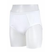 Underbuks herre hvid interlock med gylp 100% bomuld 180g/m2 str M product photo