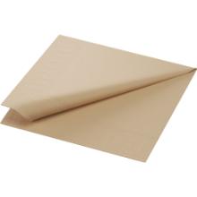Serviet Duni natur brun 1/4 fold 33x33cm 3 lag product photo