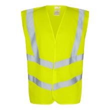 Safety vest DC GUEST FE yellow polyester with velcro closure size XL product photo