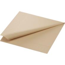Serviet Duni Natural Brown brun m&aring;ler 40x40cm 3-lags 1/8 fold product photo