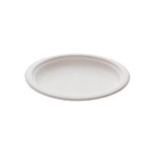 Plate bagasse nature round &Oslash;17.5cm PFAS free product photo