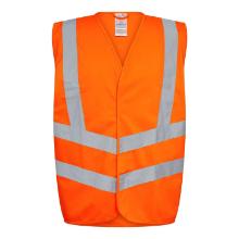 Safety vest FE orange EN-ISO20471 cl. 2 velcro closure poly size XL/2XL product photo