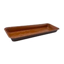 Kageform brun pap/PET 284x86x25mm rektangul&aelig;r product photo