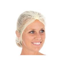 Mob cap pleated gul med enkelt elastik str XL product photo