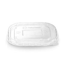 L&aring;g plast fladt rekt transport PLA 173x120mm til salatbakke product photo