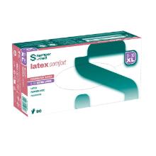Handske Sempermed Comfort hvid latex pudderfri str XL product photo