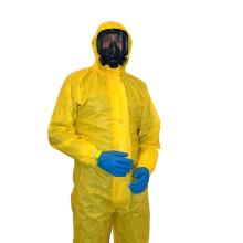 Coverall Safetex Chem type 3B/4B/5B/6B yellow size XL product photo