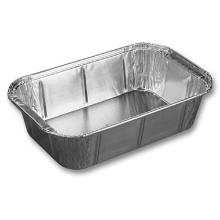 Rectangular alu container 254x160x60 "silver" w/full curl product photo