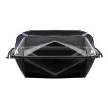 Lunchbox Octaview New black/clear PET 185x185x90mm w/lid product photo