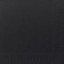 Napkin Duni 1/4 fold black 24x24cm 3 plies product photo