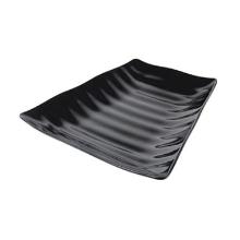 Fad Wavy curved sort melamin 259x247x38mm 3.trin TB90553 - Førpris: 262.00 product photo