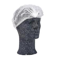 Mob Cap pleated white w/single rubber band size XL product photo