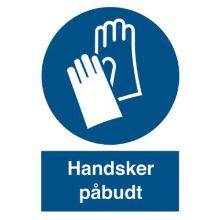 Skilt P215 Handsker 210x297 vinyl product photo