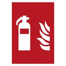 Skilt H456 Brandslukker 210x297 alu product photo
