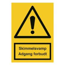 Skilt Skimmelsvamp 210x297 vinyl product photo