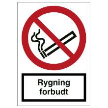 Skilt F106 Rygning 105x148 vinyl product photo