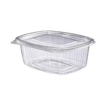 750cc oval hinged PET container with lid product photo