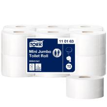 Toiletrulle Tork Advanced Mini Jumbo T2 hvid 240m 1 lag product photo