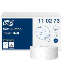 Toiletrulle Tork Premium Soft Jumbo T1 hvid 360m 2 lag product photo