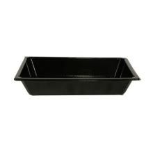 Plastbakke rekt sort rPET 175x147x35 sushi lille product photo
