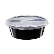 Micro bowl round black PP 300ml &Oslash;120x40mm product photo