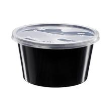 Micro bowl round black PP 450ml &Oslash;120x65mm product photo