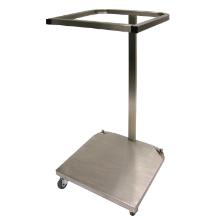 Affaldsstativ rustfrit st&aring;l u/l&aring;g 42x42xh74cm product photo