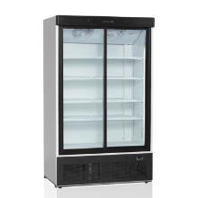 Display chiller FS1202 S with sliding glass doors - LED light and shelfs 230V product photo