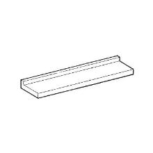 Shelve RL18041 Stainless steel 1800x400x40mm w/o shelf boy and wall bracket product photo