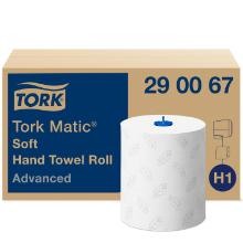 Towel roll Tork Matic Soft Advanced H1 white 150m 2 layers product photo