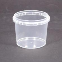 Transparent PP food container 375ml &Oslash;97x80mm product photo