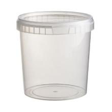 Container round clear PP 1000ml &Oslash;122x97mm 2048 product photo