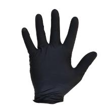 Handske PrimeSource Sensitiv sort nitril pudderfri str S product photo
