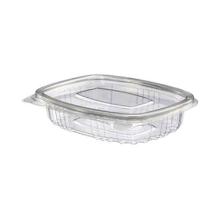 150cc oval PET container with hinged lid product photo