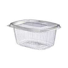 375cc oval PET container with hinged lid product photo