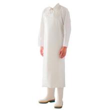 Work apron white PU thermo welded 90x115cm 300 micron product photo