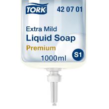 Cremes&aelig;be Tork Premium Sensitiv uparfumeret S1 1l product photo