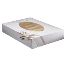 Cakebox Deluxe 420x620x120mm with window in PLA frontinlay product photo