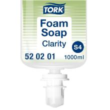 Foam soap Tork Clarity eco-friendly fragrance-free premium S4 dyee-free 1l product photo