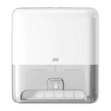 Dispenser h&aring;ndkl&aelig;derulle Tork Elevation Matic Touchfree H1 hvid plast product photo