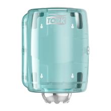 Dispenser wiping roll Tork M2 white/turquoise product photo