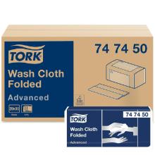 Tork wash cloth Advanced 250x190mm white 6 plies product photo