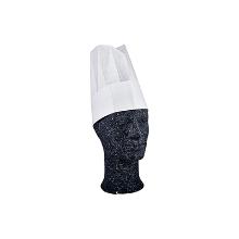 Kokkehue PAL Continental Chefs Hat hvid crepepapir h:23.5cm product photo