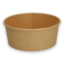 Salad bowl Verive 750ml &Oslash;150xH60mm cardboard/PLA Brown product photo