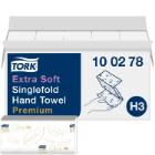 H&aring;ndkl&aelig;deark Tork Premium Extra Soft H3 Z-fold hvid 230x226mm 2 lag product photo