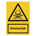 Skilt A327 Ammoniak 210x297 plast product photo